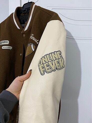 l Beden kahverengi Renk pullbear bomber ceket