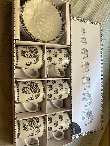 Lc Waikiki Home LCW 6 lı kahve fincanı