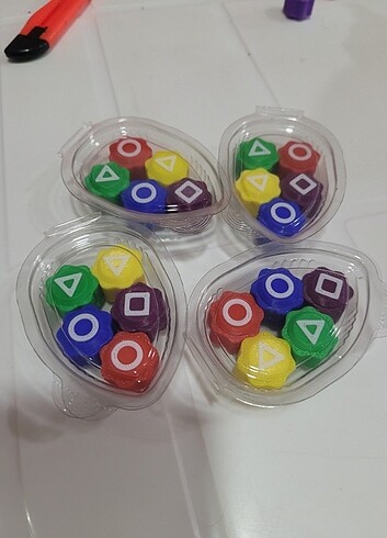 4 adet squid game taşı