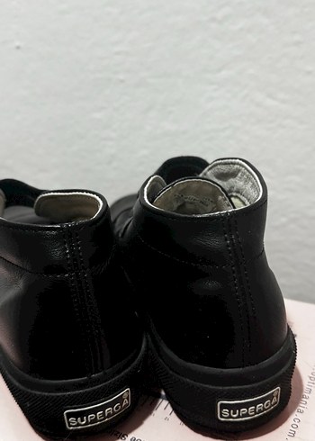 Erkek Çocuk Siyah Superga Ayakkabı - Görsel 2