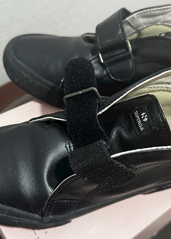 Erkek Çocuk Siyah Superga Ayakkabı - Görsel 4