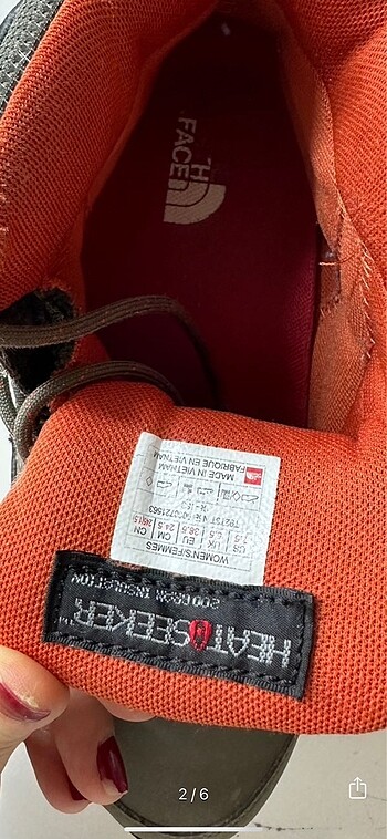 38,5 Beden The North face az ve temiz kullanıldı