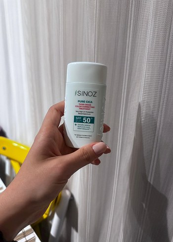 Sinoz Pure Cica Ton Eşitleyici Güneş Kremi SPF50+ 50 ml - Görsel 3