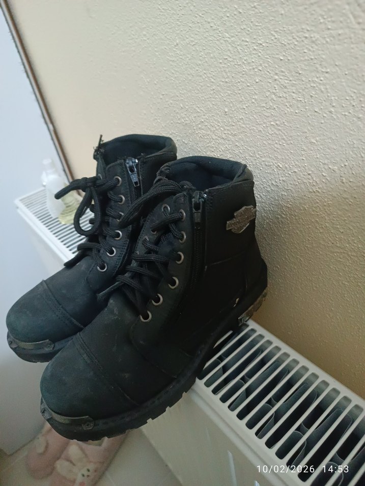 Kayışlı Siyah Kauçuk Erkek Botları - Görsel 2