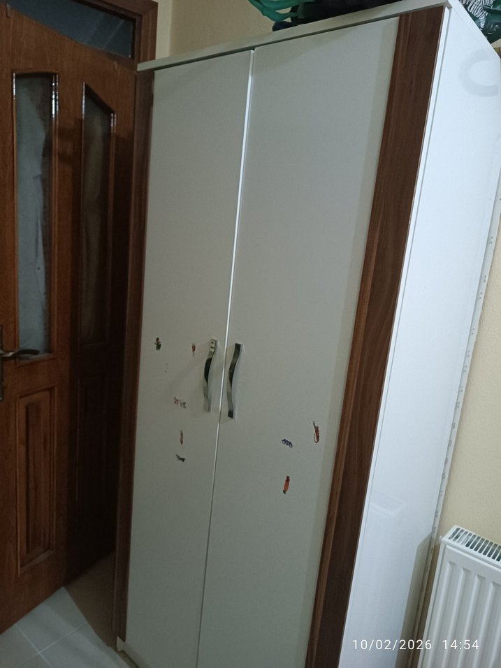 Beyaz ve gri çocuk dolabı - Görsel 4