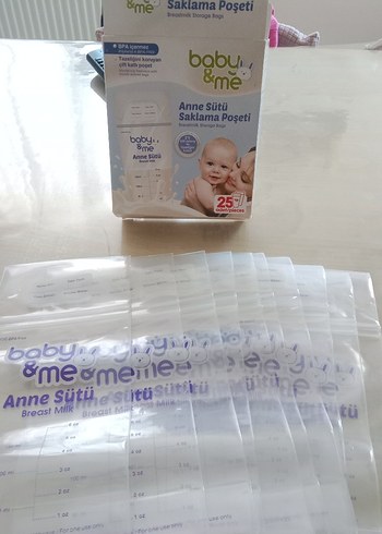 Baby&Me Anne Sütü Saklama Poşeti