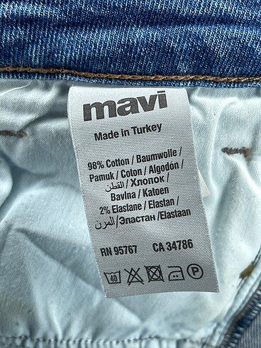 27 Beden mavi Renk Mavi Jeans Skinny %70 İndirimli.