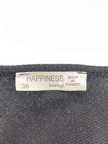 36 Beden siyah Renk Happiness Kısa Elbise %70 İndirimli.