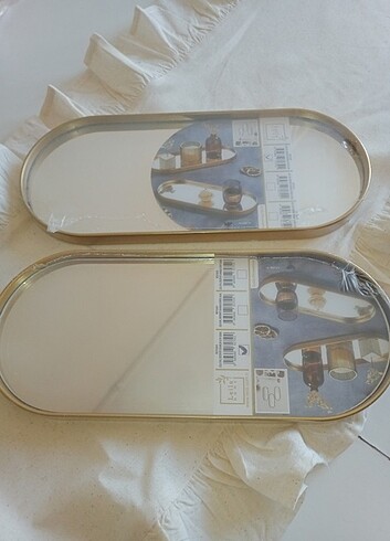 Oval Gold Tepsi