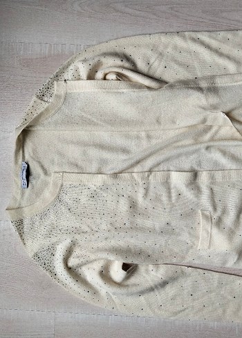 Silk & Cashmere SİLK AND CASHMERE Beyaz Pamuklu Kadın Hırka