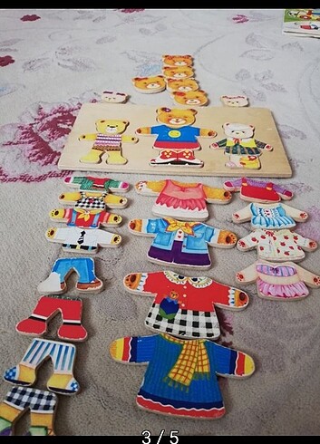  Beden Renk Eğitici puzzel