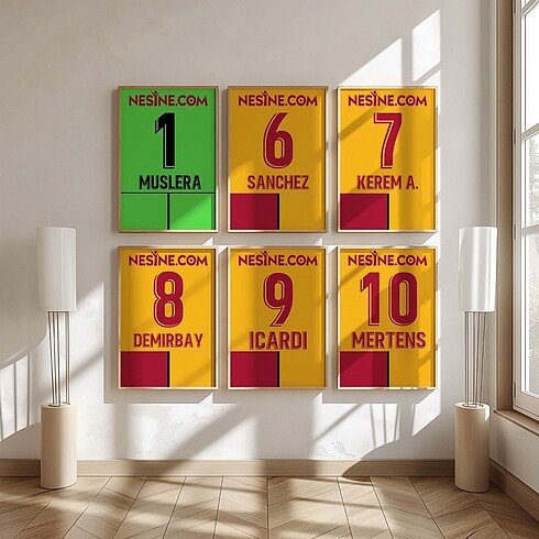 Galatasaray Futbolcu Forma Poster