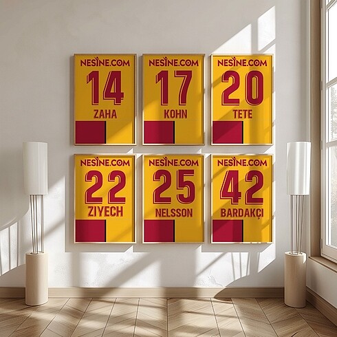 Diğer Galatasaray Futbolcu Forma Poster