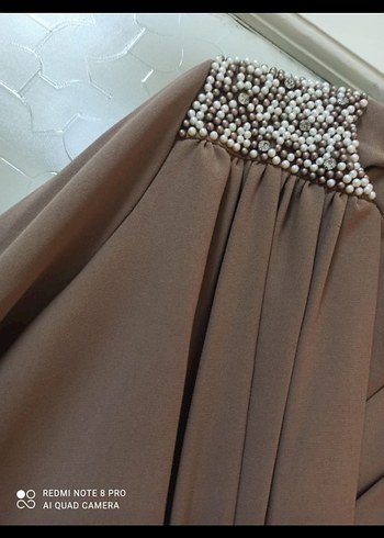 40 Beden camel Renk elbise