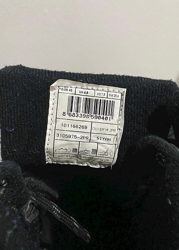 FİYAT DÜŞTÜÜÜ  Siyah Torex Erkek Outdoor Botlar Velcro Detaylı - Görsel 5