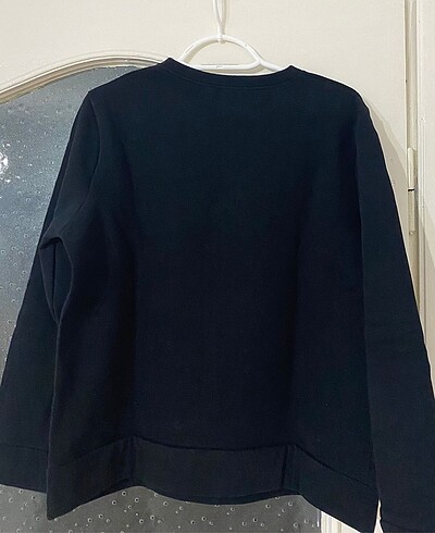 Erkek siyah sweatshirt - Görsel 3