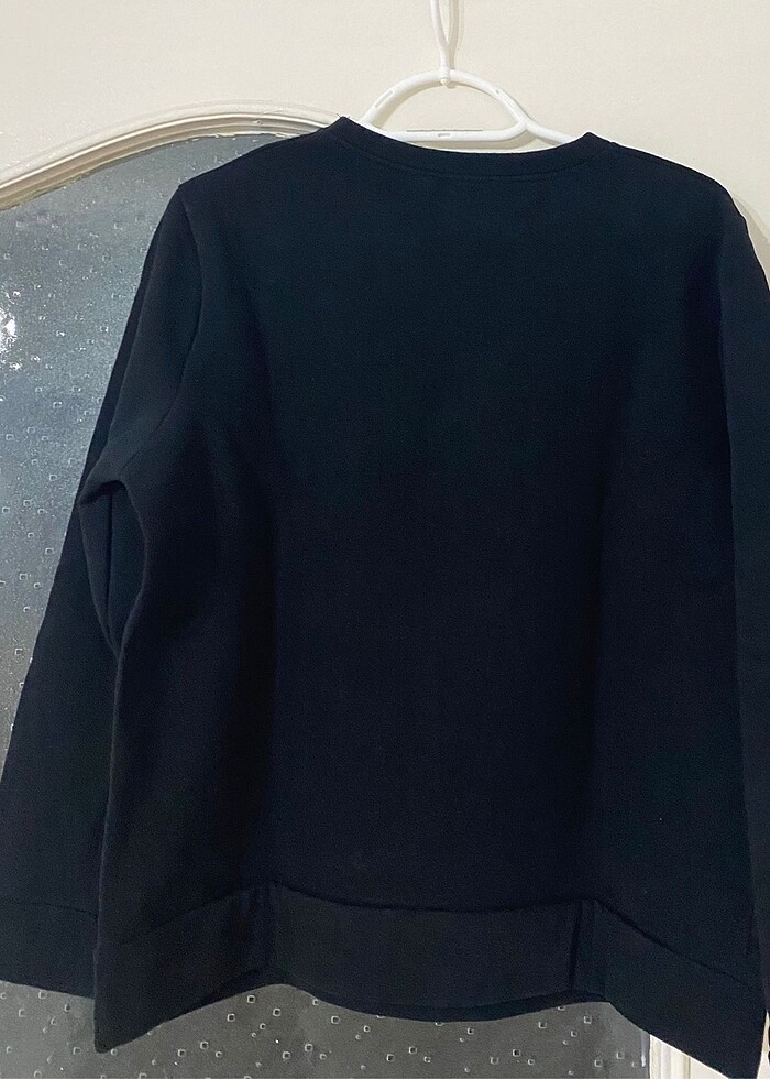 Erkek siyah sweatshirt - Görsel 3