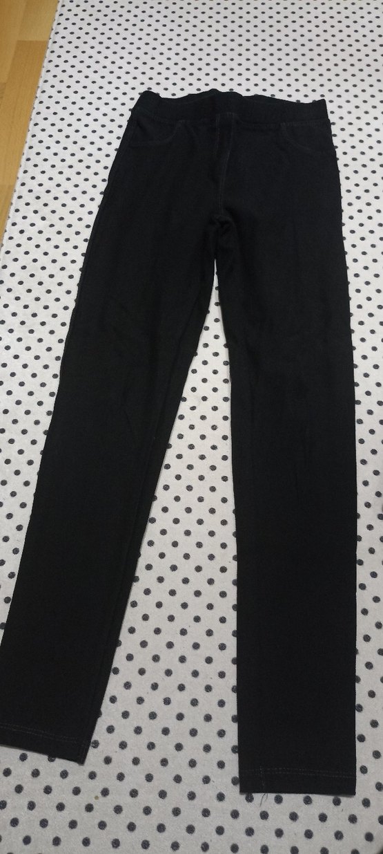 Siyah kız çocuk tayt - Görsel 2