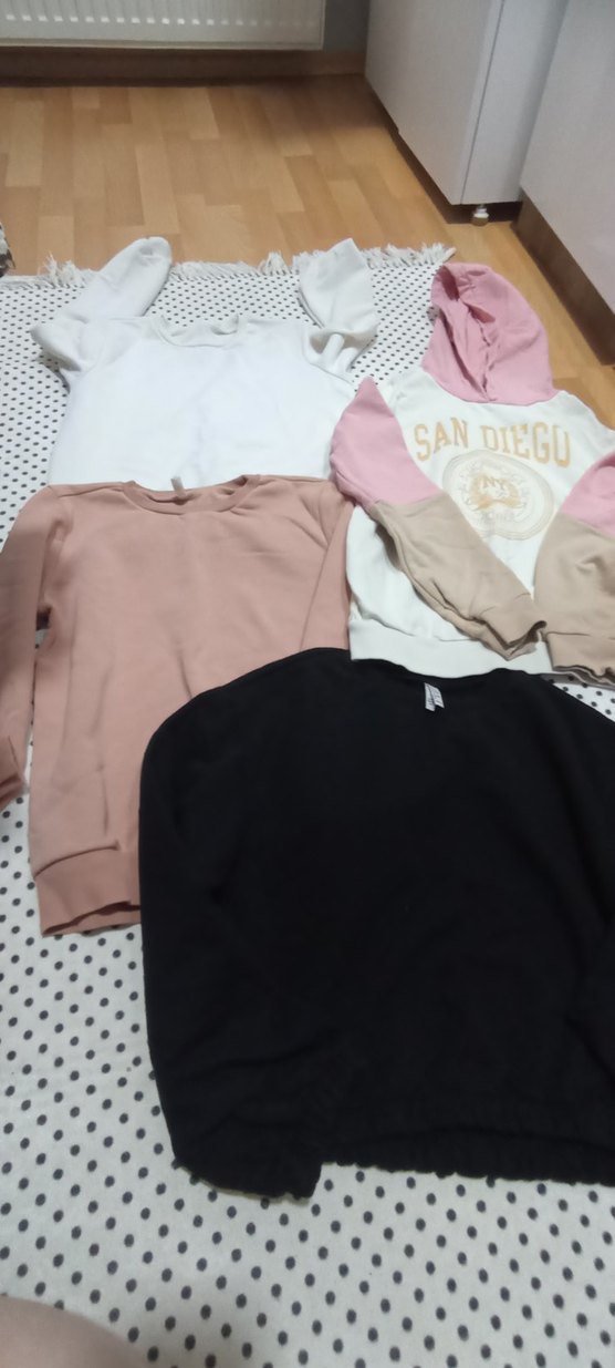 4 adet kız çocuk sweatshirt - Görsel 2