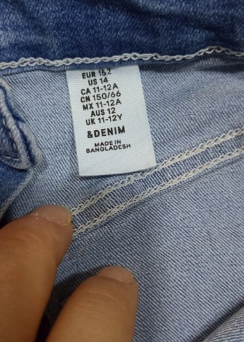 kız çocuk kot şort (ikili) - Görsel 5