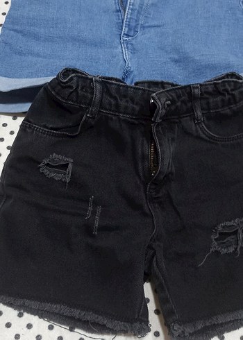 kız çocuk kot şort (ikili) - Görsel 9