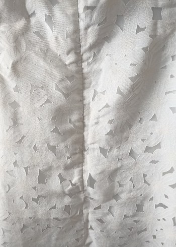 Kız çocuk Beyaz Dantelli Kolsuz Kısa abiye elbise - Görsel 5