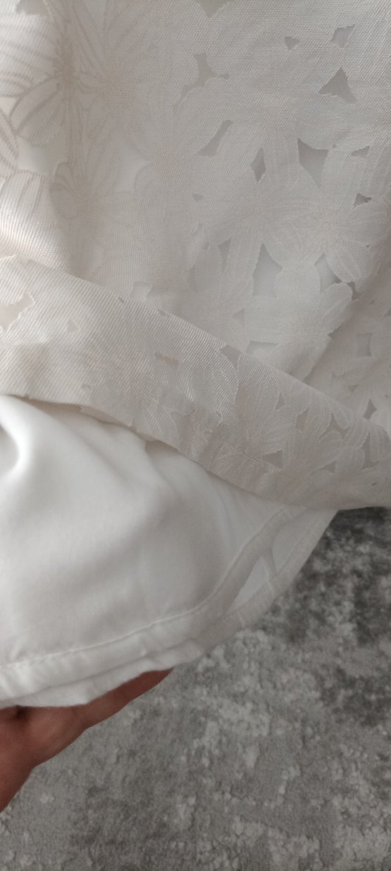 Kız çocuk Beyaz Dantelli Kolsuz Kısa abiye elbise - Görsel 4