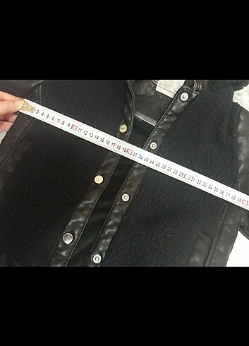 Kız çocuk deri mont - Görsel 6