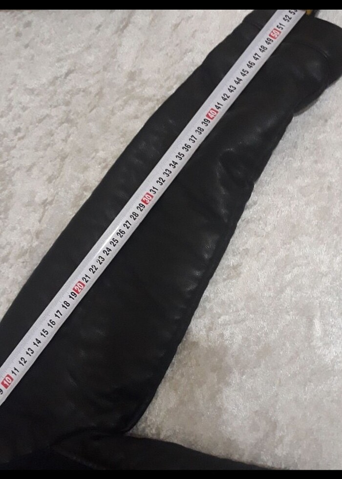 Kız çocuk deri mont - Görsel 4