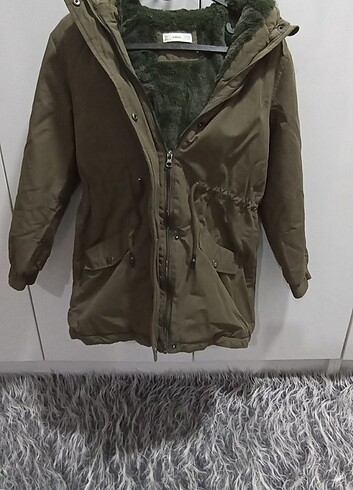 11-12 Yaş Beden Mango kız çocuk kışlık kaban