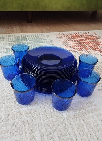 Cam yemek takımı