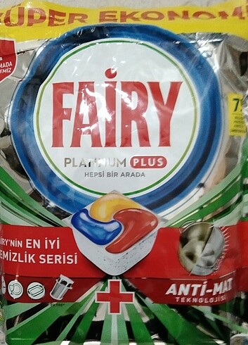 Fairy bulaşık deterjanı marketten alındığı gibi acilmamis paket 