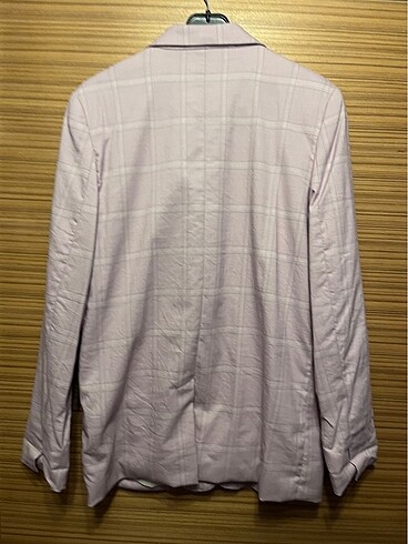 m Beden mor Renk Bershka Ekoseli Blazer