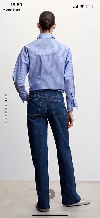 Mango Mango Wide Leg Jean