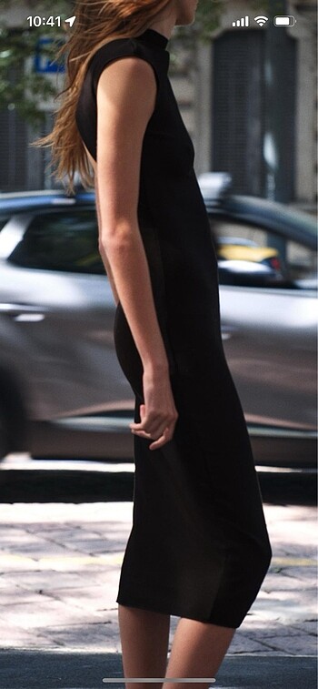 Zara Zara Midi Elbise