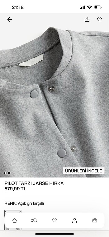 H&M Bomber Hırka