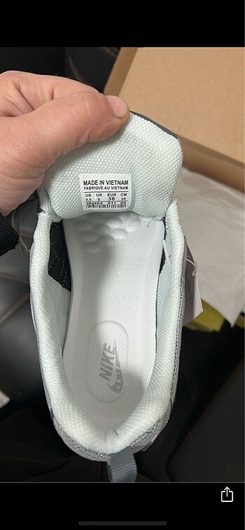 37 Beden gri Renk NIKE AYAKKABI