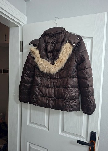 Kahverengi Fermuarlı Kadın Mont - Görsel 5