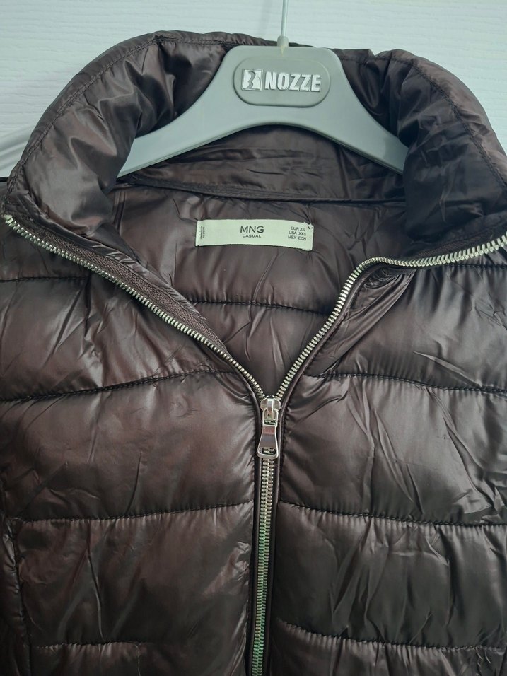 Kahverengi Fermuarlı Kadın Mont - Görsel 2