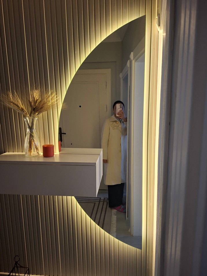 Düğmeli Uzun Kaban - Görsel 3