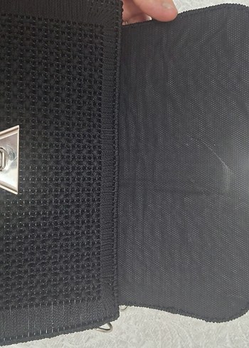 Siyah  el Örgüsü Kadın Çanta - Görsel 9