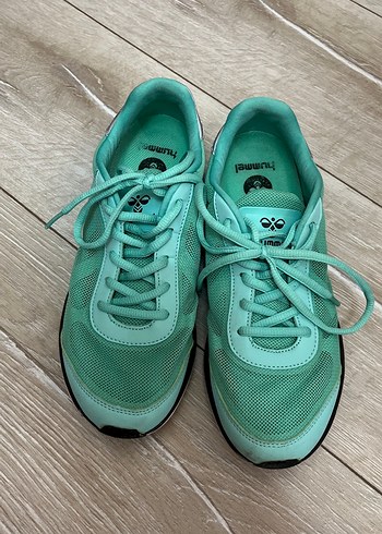 Hummel Turkuaz Bağcıklı Kadın Spor Ayakkabı