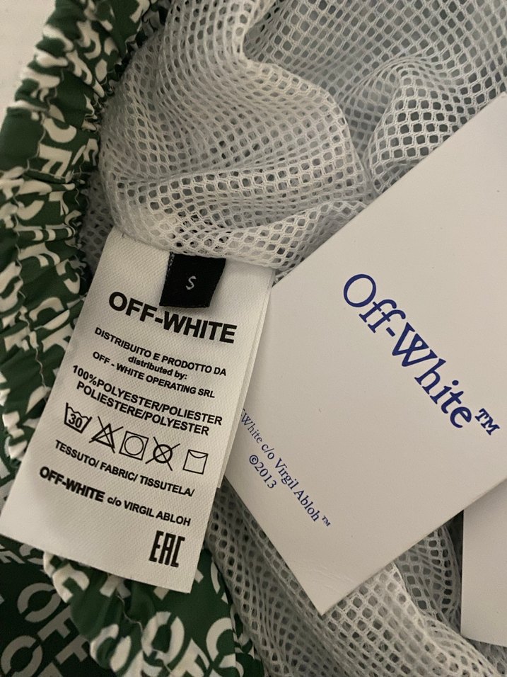 Off White Erkek Plaj Şort - Görsel 5