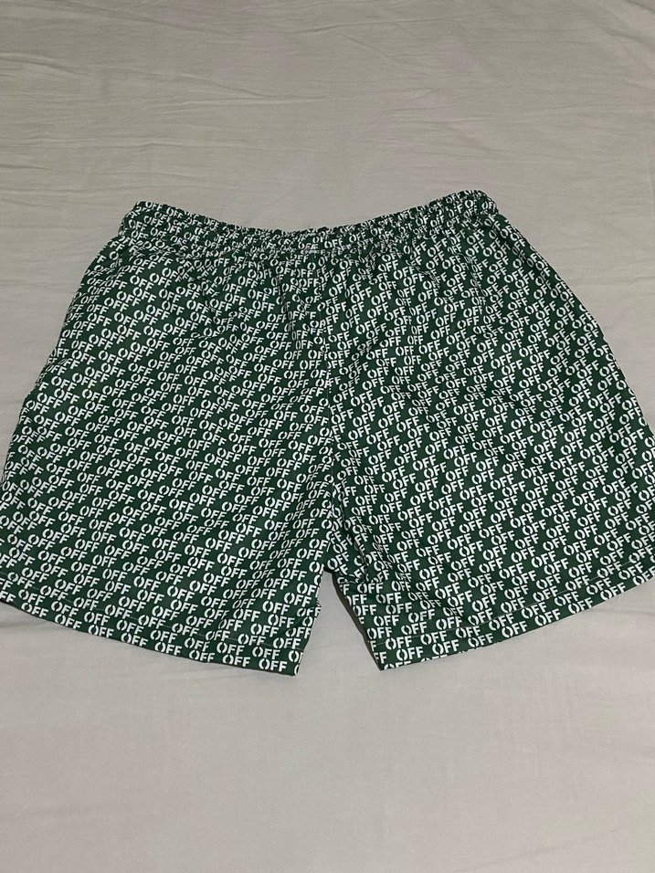 Off White Erkek Plaj Şort - Görsel 3