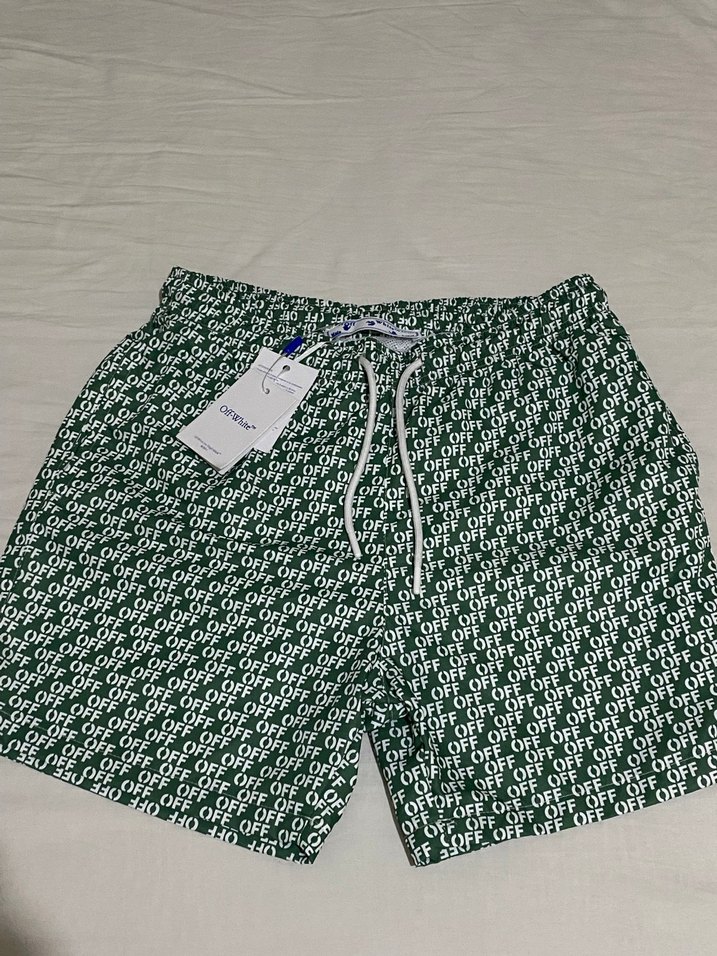 Off White Erkek Plaj Şort - Görsel 2