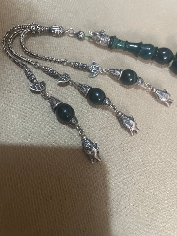 Erkek Turkuaz hareli Tesbih - Görsel 2