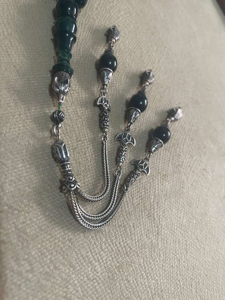 Erkek Turkuaz hareli Tesbih - Görsel 3