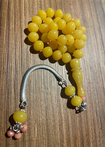 Sarı sıkma  Tesbih şalgami bilek boy gümüş tasarım - Görsel 3