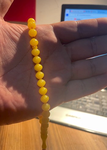 Sarı sıkma  Tesbih şalgami bilek boy gümüş tasarım - Görsel 7