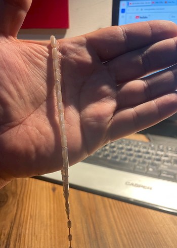 Gri eski isteka obje Erkek Tesbih - Görsel 5